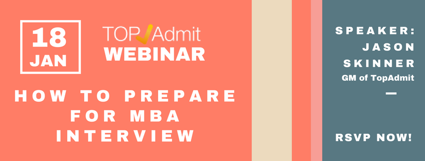 Webinar: How to prepare for MBA interview - RSVP now!