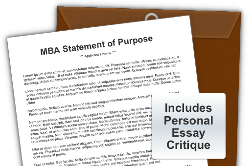 MBA Essay Editing Service, MBA Statement of Purpose Editing
